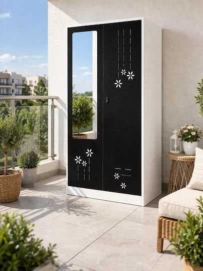 Δίφυλλη Μεταλλική 90x50x200εκ.