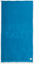 Nef-Nef Homeware Stay Salty Blue Beach Towel