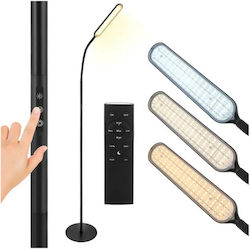 Izoxis LED Floor Lamp Height 180cm Black