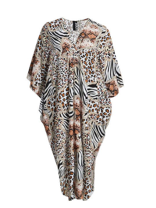 Mat Fashion Καφτάνι Παραλίας Πολύχρωμο