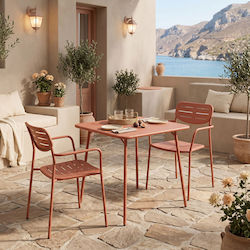 Σετ Τραπεζαρίας 3τμχ terracotta