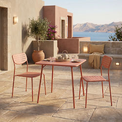 Σετ Τραπεζαρίας 3τμχ terracotta