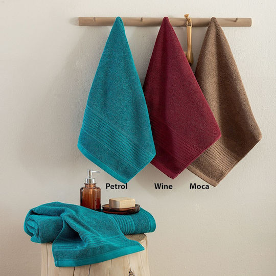 Palamaiki Set of Towels 3 pcs Roke Wine Weight 600gsm