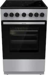 Gorenje Ελεύθερη με Κεραμικές Εστίες Inox GEC5B60SG