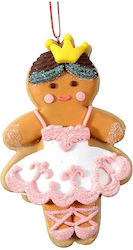 Χριστουγεννιάτικο Στολίδι Gingerbread Girl Princess 10cm