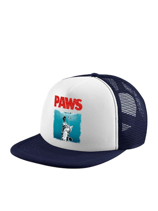 Koupakoupa Παιδικό Καπέλο Jockey Paws Λευκό