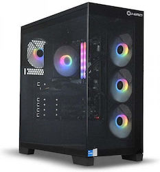 Hiro Aurora Gaming Desktop PC (Ryzen 7-9700X/32GB DDR4/2.0TB SSD/GeForce RTX 5060/W11 Home)