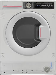 Sharp ES-NDIB814BWNA 8kg/5kg Steam 1400 Spin Speed