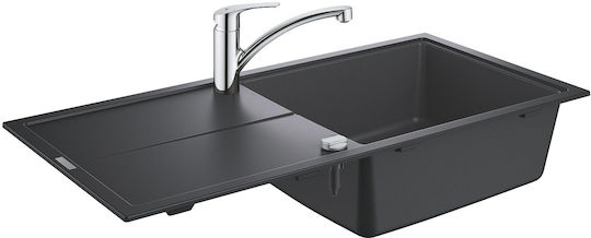 Grohe за вграждане 100x50 см Черен 31884AP0