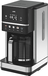 Life Platinum Προγραμματιζόμενη Καφετιέρα Φίλτρου 900W