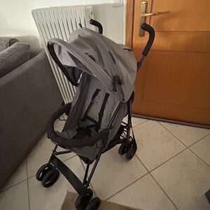 Kinderkraft Tik Καρότσι Μπαστούνι Kατάλληλο για Nεογέννητο Grey