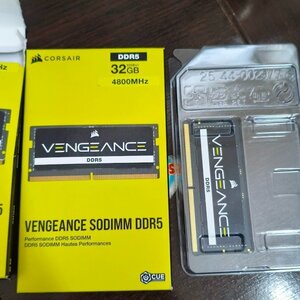 Corsair Vengeance DDR5 με Module 1x32GB και Ταχύτητα 4800 για Laptop CMSX32GX5M1A4800C40