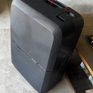 Samsonite Magnum Eco Spinner Μεγάλη Βαλίτσα Ταξιδίου Σκληρή Μαύρη με 4 Ρόδες Ύψους 81εκ.