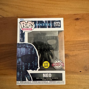 Funko Pop! Movies: Matrix - Neo 1172 Glows in the Dark Special Edition