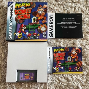 Nintendo GameBoy advance Mario VS donkey Kong