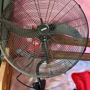 Hobby HWF-80611 Ανεμιστήρας Τοίχου 210W Διαμέτρου 65cm με Τηλεχειριστήριο Μαύρος