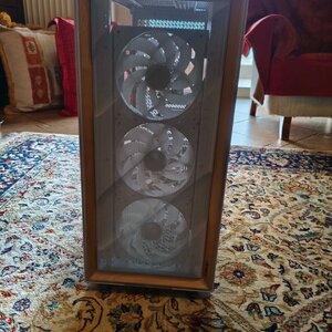 Antec Flux Pro Gaming Full Tower Κουτί Υπολογιστή με Πλαϊνό Παράθυρο Λευκό