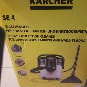 Karcher SE 4 Σκούπα Υγρών / Στερεών 1000W με Πλαστικό Κάδο 4lt + Δώρο Σακούλες Φίλτρου