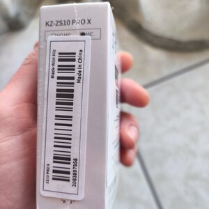 KZ Ακουστικά Ψείρες In Ear ZS10 Pro X Μαύρα