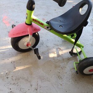 Kettler Funtrike Emma with Parental Handle for 2-5 Years Green T03025-0000