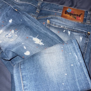 Dsquared2 Distressed Slim Ανδρικό Παντελόνι Τζιν Μπλε S74LB0417S30342-470