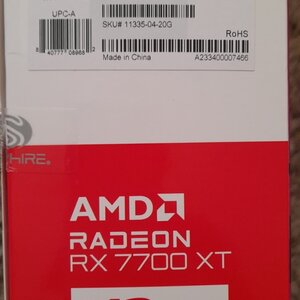 Sapphire Radeon RX 7700 XT 12GB GDDR6 Pulse Κάρτα Γραφικών (11335-04-20G)