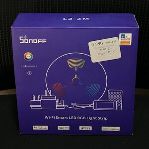 Sonoff Αδιάβροχη Smart Ταινία LED Wi-Fi 12V RGB Φως 2m Τύπου SMD5050 με Τροφοδοτικό, Τηλεχειριστήριο & WiFi Controller L2-2M