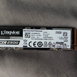 Kingston KC2500 SSD 250GB τύπου M.2 με σύνδεση PCI Express 3.0 SKC2500M8/250G