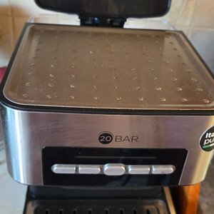 Pyrex SB-380 Μηχανή Espresso 850W Πίεσης 20bar Ασημί