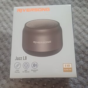 Riversong Jazz L8 Ηχείο Bluetooth 3W με Διάρκεια Μπαταρίας έως 8 ώρες Γκρι