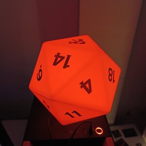 Paladone Παιδικό Διακοσμητικό Φωτιστικό Dungeons & Dragons με Εναλλαγές Χρωματισμών Λευκό 12x12cm PP8250DD