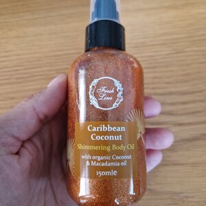 Fresh Line Caribbean Coconut Ξηρό Shimmering Λάδι Σώματος 150ml