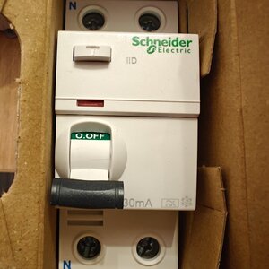 Schneider Electric Ρελέ Ράγας Διαρροής 40A Διπολικό A9R50240-2