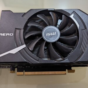 MSI GeForce GTX 1050 Ti 4GB GDDR5 Aero ITX OCV1 Κάρτα Γραφικών (V809-2606R)