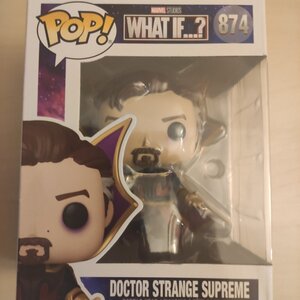 Funko Pop! Marvel: What If...? - Doctor Strange Supreme 874 Bobble-Head