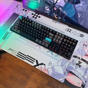 Keychron Q6 Ultra 8K Q6U-M1 Ασύρματο Gaming Μηχανικό Πληκτρολόγιο με Keychron Silk POM Red διακόπτες και RGB φωτισμό (Αγγλικό US)