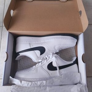 Nike Air Force 1 '07 Ανδρικά Sneakers White - Black SIZE: 45 EU (FQ4296-101)