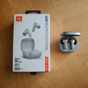 JBL Live Pro 2 In-ear Bluetooth Handsfree Ακουστικά με Αντοχή στον Ιδρώτα και Θήκη Φόρτισης Ασημί