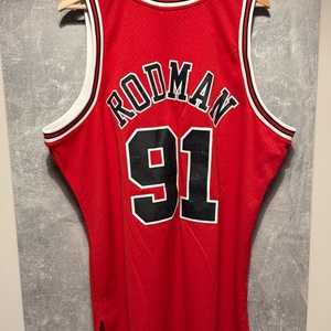 NBA Mitchell & Ness Chicago Bulls Dennis Rodman SMJYGS18154-CBU97DRD Ανδρική Φανέλα Εμφάνισης Μπάσκετ