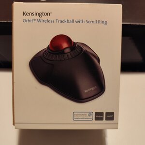 Kensington Orbit Trackball with Scroll Ring Ασύρματο Εργονομικό Bluetooth Ποντίκι Μαύρο