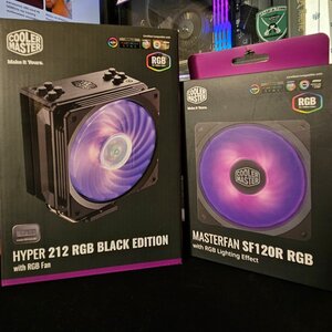 CoolerMaster Hyper 212 RGB  - ΔΙΠΛΟΣ ΑΝΕΜΙΣΤΗΡΑΣ