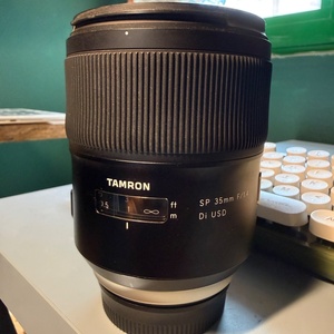 Tamron Full Frame Φωτογραφικός Φακός SP 35mm f/1.4 Di USD Wide Angle για Nikon F Mount Μαύρος