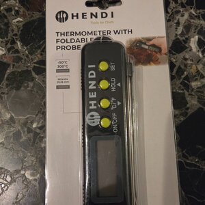 Hendi Ψηφιακό Θερμόμετρο Μαγειρικής με Ακίδα -50°C / +300°C 271308