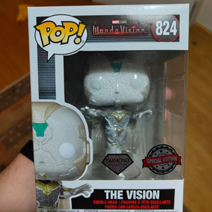 Funko Pop! Marvel: WandaVision - The Vision (Diamond Glitter) (Diamond Glitter) 824 Bobble-Head Special Edition