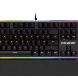 Zeroground KB-2800G Satomi Gaming Μηχανικό Πληκτρολόγιο με Outemu Red διακόπτες και RGB φωτισμό (Αγγλικό US)