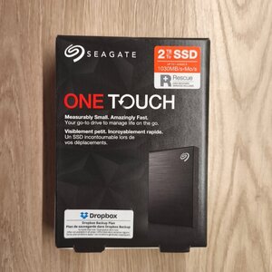 Seagate One Touch SSD USB 3.0 / USB-C 2TB 2.5" Μαύρο