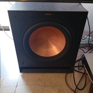 Klipsch SPL-120 Αυτοενισχυόμενο Subwoofer με Ηχείο 12" 300W Μαύρο με Νερά