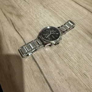 Boss Exclusive Chronograph Ανδρικό Ρολόι 43mm Χρονογράφος Μπαταρίας με Ασημί Μεταλλικό Μπρασελέ 1513196