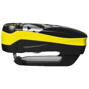 Abus Detecto 7000 Rs1 Logo Κλειδαριά Δισκόφρενου Μοτοσυκλέτας με Συναγερμό Κίτρινο Χρώμα 7000RS1A-LY