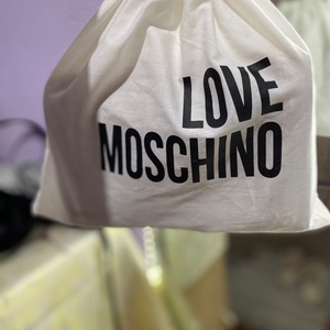 Moschino Γυναικεία Τσάντα Χιαστί Μπεζ JC4192PPOHKD-0110